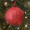 POP-UP Glitter Red Christmas Ball Ornaments 10 ct. 3.5&#x22;; COLLAPSIBLE Large Xmas Tree Plastic Baubles; Shatterproof